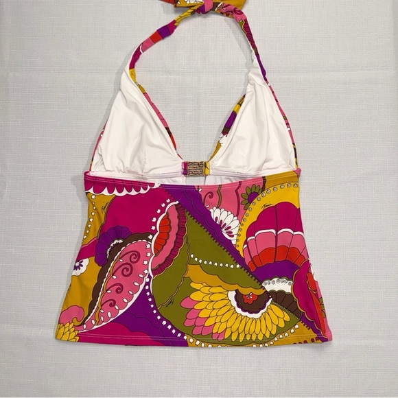 Trina Turk Vibrant Halter Swim Top - Picture 4 of 11